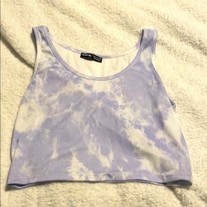 SHEIN size medium lilac tye dye tank top